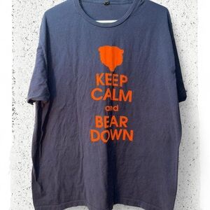 Men’s XL Chicago Bears Navy Blue Graphic T-Shirt